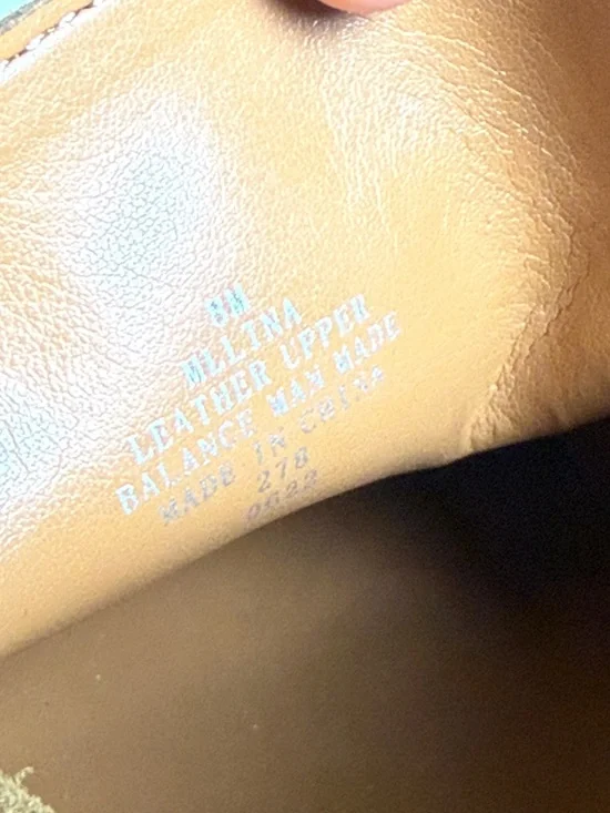 Marc Fisher Loafer Womens 8M Tan Suede Leather Chunky 4” Block Heel MLLINA NWOB - Picture 8 of 8